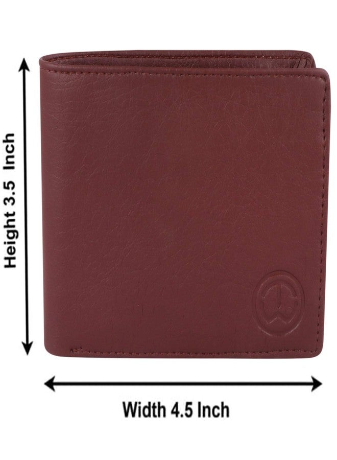 TnW Men's Artificial Leather Wallet with Detachable Card Holder (Brown) - Image 5